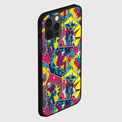 Чехол для iPhone 12 Pro Езда на велосипеде BMX и скейтборде, цвет: 3D-черный — фото 2