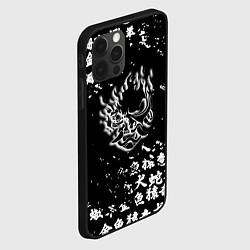 Чехол для iPhone 12 Pro Samurai pattern japan 2077, цвет: 3D-черный — фото 2