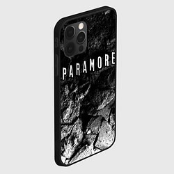 Чехол для iPhone 12 Pro Paramore black graphite, цвет: 3D-черный — фото 2