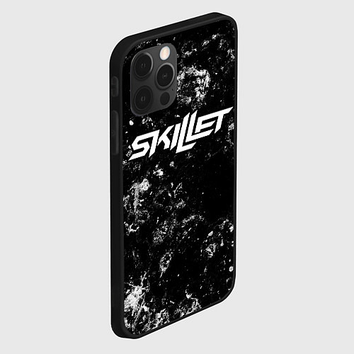 Чехол iPhone 12 Pro Skillet black ice / 3D-Черный – фото 2