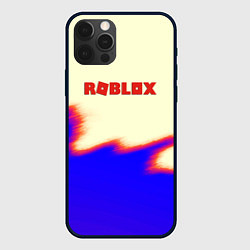 Чехол для iPhone 12 Pro Roblox краски текстура game, цвет: 3D-черный