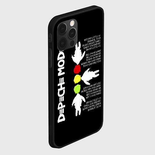 Чехол iPhone 12 Pro Depeche Mode angels / 3D-Черный – фото 2