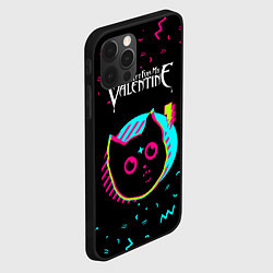 Чехол для iPhone 12 Pro Bullet For My Valentine - rock star cat, цвет: 3D-черный — фото 2