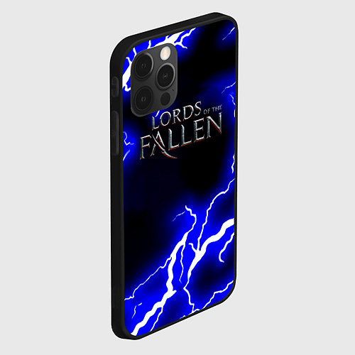 Чехол iPhone 12 Pro Lord of the fallen steel storm / 3D-Черный – фото 2