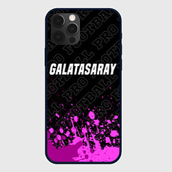 Чехол для iPhone 12 Pro Galatasaray pro football посередине, цвет: 3D-черный