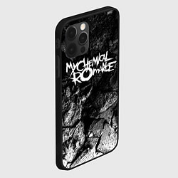 Чехол для iPhone 12 Pro My Chemical Romance black graphite, цвет: 3D-черный — фото 2