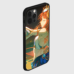 Чехол для iPhone 12 Pro Genshin Impact Nilou smile, цвет: 3D-черный — фото 2