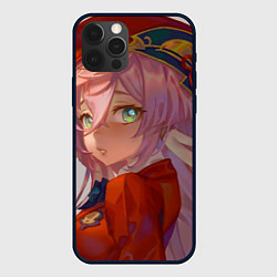 Чехол для iPhone 12 Pro Genshin Impact Янь Фэй cute, цвет: 3D-черный