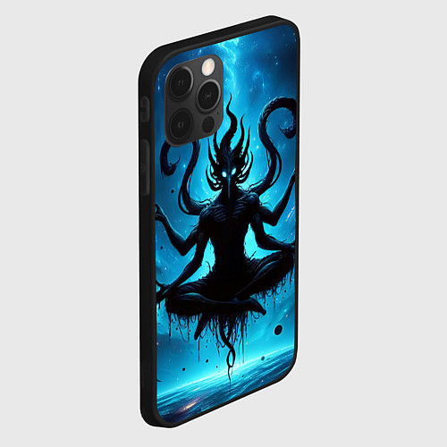 Чехол iPhone 12 Pro Бог перемен Тзинч нейросеть / 3D-Черный – фото 2