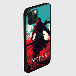 Чехол для iPhone 12 Pro Assassins creed ясное небо, цвет: 3D-черный — фото 2