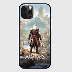 Чехол для iPhone 12 Pro Assassins creed старинный город, цвет: 3D-черный