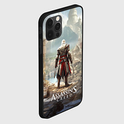 Чехол для iPhone 12 Pro Assassins creed старинный город, цвет: 3D-черный — фото 2
