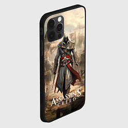 Чехол для iPhone 12 Pro Assassins creed старый город, цвет: 3D-черный — фото 2