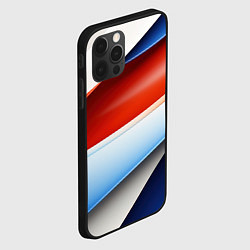 Чехол для iPhone 12 Pro Абстрактный минимализм плавные волнистые линии, цвет: 3D-черный — фото 2
