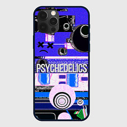 Чехол для iPhone 12 Pro Psychedelics, цвет: 3D-черный