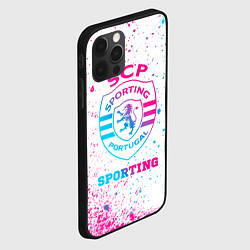 Чехол для iPhone 12 Pro Sporting neon gradient style, цвет: 3D-черный — фото 2