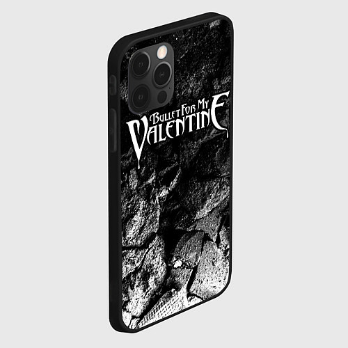 Чехол iPhone 12 Pro Bullet For My Valentine black graphite / 3D-Черный – фото 2