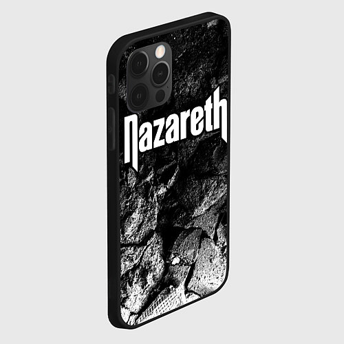 Чехол iPhone 12 Pro Nazareth black graphite / 3D-Черный – фото 2