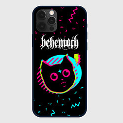 Чехол для iPhone 12 Pro Behemoth - rock star cat, цвет: 3D-черный