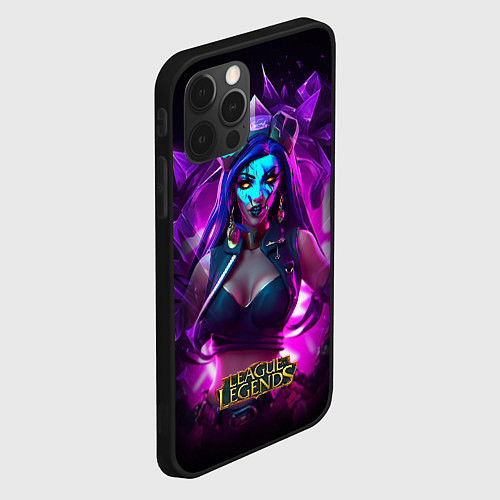 Чехол iPhone 12 Pro League Of Legends Akali Kda / 3D-Черный – фото 2