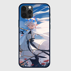 Чехол для iPhone 12 Pro Sousou no Frieren Фрирен beautiful, цвет: 3D-черный