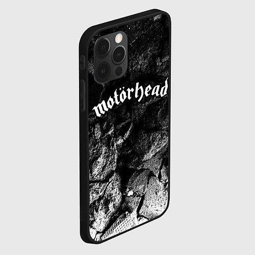 Чехол iPhone 12 Pro Motorhead black graphite / 3D-Черный – фото 2