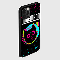 Чехол для iPhone 12 Pro Lindemann - rock star cat, цвет: 3D-черный — фото 2