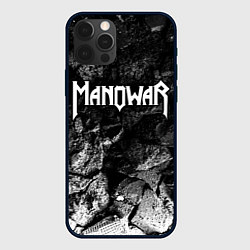 Чехол для iPhone 12 Pro Manowar black graphite, цвет: 3D-черный