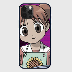 Чехол для iPhone 12 Pro Azumanga Daioh Тиё Михама, цвет: 3D-черный