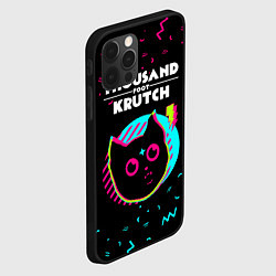 Чехол для iPhone 12 Pro Thousand Foot Krutch - rock star cat, цвет: 3D-черный — фото 2