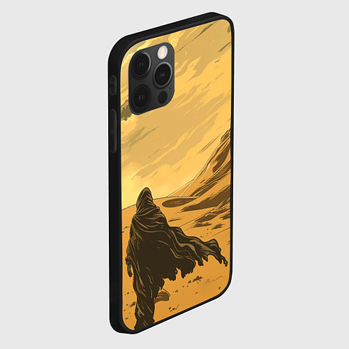 Чехол iPhone 12 Pro Dune - The Traveler / 3D-Черный – фото 2