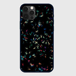 Чехол для iPhone 12 Pro Симфония перьев, цвет: 3D-черный