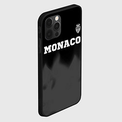 Чехол для iPhone 12 Pro Monaco sport на темном фоне посередине, цвет: 3D-черный — фото 2