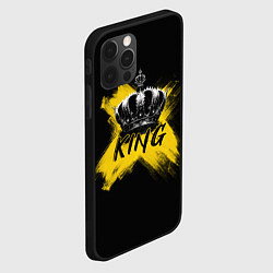 Чехол для iPhone 12 Pro Корона Кинга, цвет: 3D-черный — фото 2