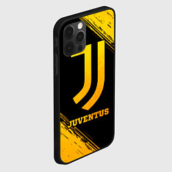 Чехол для iPhone 12 Pro Juventus - gold gradient, цвет: 3D-черный — фото 2