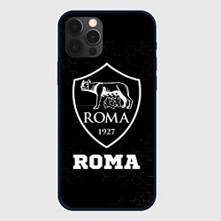 Чехол для iPhone 12 Pro Roma sport на темном фоне, цвет: 3D-черный