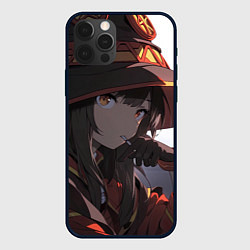 Чехол для iPhone 12 Pro Konosuba Мэгумин милая, цвет: 3D-черный