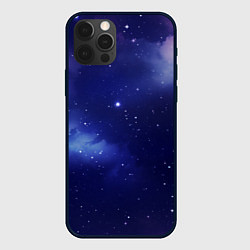 Чехол для iPhone 12 Pro Космос и мелкие звезды, цвет: 3D-черный