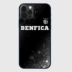 Чехол для iPhone 12 Pro Benfica sport на темном фоне посередине, цвет: 3D-черный