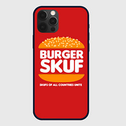 Чехол для iPhone 12 Pro Burger skuf, цвет: 3D-черный