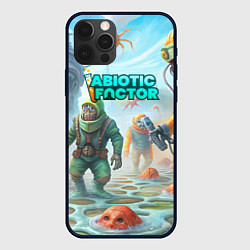 Чехол для iPhone 12 Pro Abiotic Factor монстры, цвет: 3D-черный