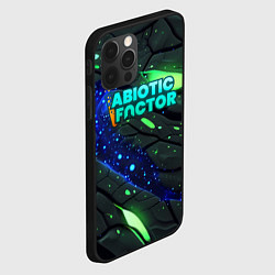 Чехол для iPhone 12 Pro Abiotic Factor logo bright neon, цвет: 3D-черный — фото 2