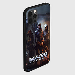 Чехол для iPhone 12 Pro Mass Effect space game, цвет: 3D-черный — фото 2