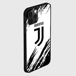 Чехол для iPhone 12 Pro Juventus краски, цвет: 3D-черный — фото 2