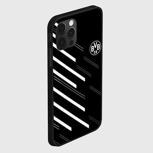 Чехол iPhone 12 Pro Borussia sport fc / 3D-Черный – фото 2