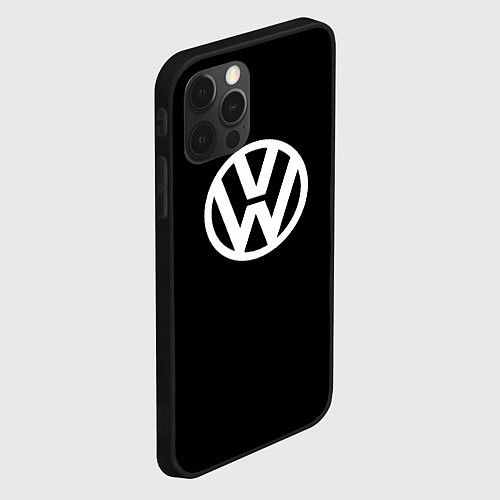 Чехол iPhone 12 Pro Volkswagen sport avto / 3D-Черный – фото 2