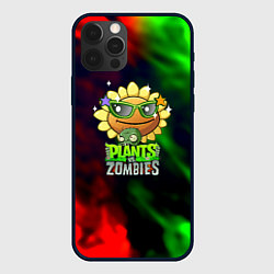 Чехол для iPhone 12 Pro Plants vs zombies огненный градиент, цвет: 3D-черный