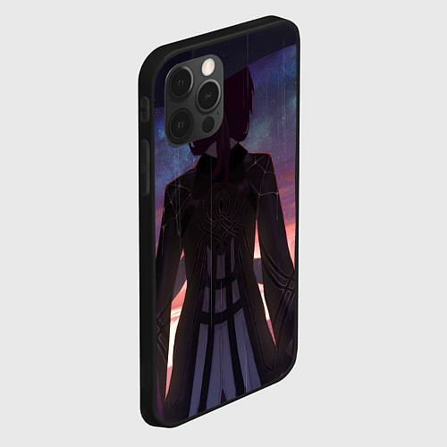 Чехол iPhone 12 Pro Honkai Star Rail Kafka / 3D-Черный – фото 2