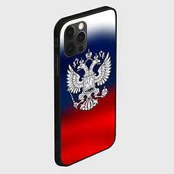 Чехол для iPhone 12 Pro Россия герб краски, цвет: 3D-черный — фото 2