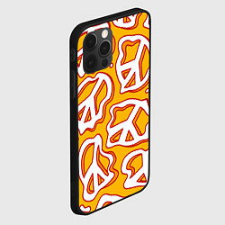 Чехол для iPhone 12 Pro Pattern peace, цвет: 3D-черный — фото 2